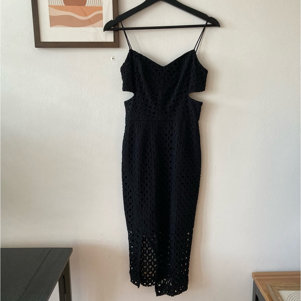 NICHOLAS Lace Cut Out Midi Dress!